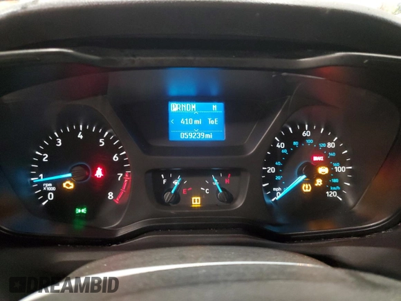 2016 Ford Transit Cargo with VIN 1FTYR2CM1GKB43234, listed as a Copart auction lot 88966655 with 59,239 mi miles and Salvage Title. Bid and sale history available at DreamBid. Image 9.