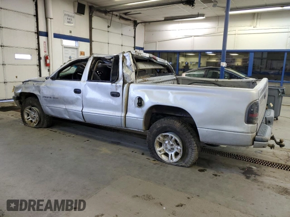 2002 Dodge Dakota Sport with VIN 1B7HG38NX2S509746, listed as a Copart auction lot 87681985 with 0 mi miles and Salvage Title. Bid and sale history available at carsss.com. Image 2.