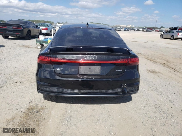 2021 Audi A7 Prestige with VIN WAUV2BF28MN027649, listed as a Copart auction lot 40821903 with 65,599 mi miles. Bid and sale history available at carsss.com. Image 6.