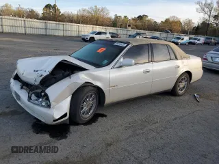 2001 Cadillac DeVille z VIN 1G6KD54Y51U207233, wystawiony jako Copart lot #48815425 z przebiegiem 132 769 mil mil oraz Szkoda całkowita • Salvage title. Historia ofert i sprzedaży dostępna na DreamBid. Obrazek 1.