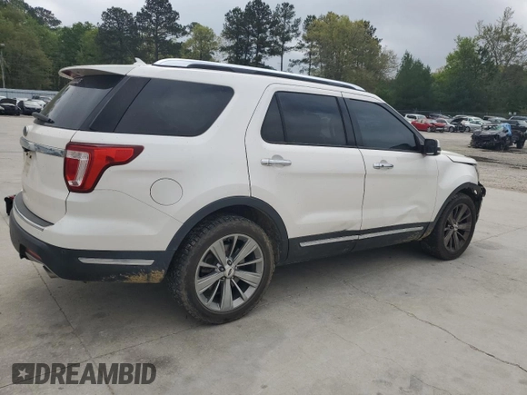 2018 Ford Explorer Limited with VIN 1FM5K7F86JGA16228, listed as a Copart auction lot 51294205 with 171,001 mi miles and Salvage Title. Bid and sale history available at carsss.com. Image 3.