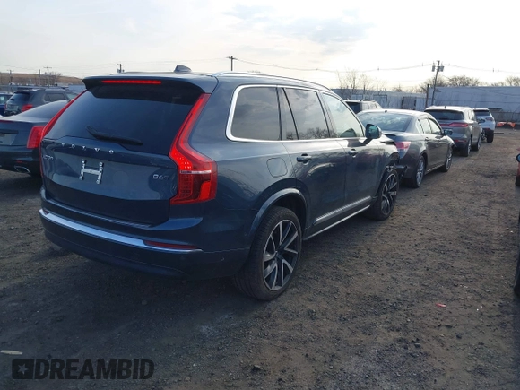 2024 Volvo XC90 Ultimate Bright Theme with VIN YV4062PF9R1168910, listed as a IAAI auction lot 41705141 with 13,149 mi miles. Bid and sale history available at carsss.com. Image 4.