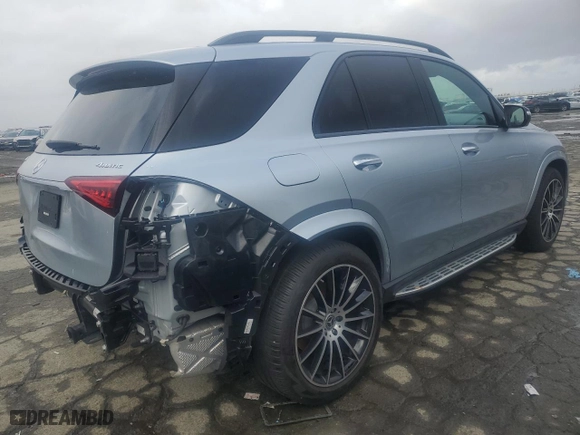 2023 Mercedes-Benz GLE with VIN 4JGFB5KB2PA871580, listed as a Copart auction lot 44993365 with NaN miles and Salvage Title. Bid and sale history available at carsss.com. Image 3.