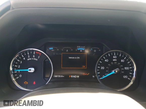 2019 Ford Expedition Max Limited with VIN 1FMJK1KT7KEA58474, listed as a Copart auction lot 57987425 with 98,720 mi miles and Salvage title. Bid and sale history available at DreamBid. Image 9.