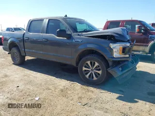 2020 Ford F-150 XL with VIN 1FTEW1EP8LKF17426, listed as a IAAI auction lot 41327615 with 75,112 mi miles. Bid and sale history available at carsss.com. Image 1.