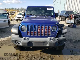 2019 Jeep Wrangler Unlimited Sport S with VIN 1C4HJXDG6KW582301, listed as a Copart auction lot 43180525 with 64,477 mi miles and Salvage title. Bid and sale history available at DreamBid. Image 5.