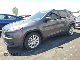 2014 Jeep Cherokee Limited with VIN 1C4PJLDS7EW217025, listed as a Copart auction lot 62945905 with 96,610 mi miles and Clean title. Bid and sale history available at DreamBid. Image 1.