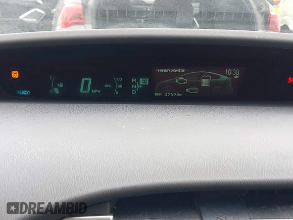 2015 Toyota Prius Four with VIN JTDKN3DU9F0467662, listed as a IAAI auction lot 42008838 with 42,598 mi miles. Bid and sale history available at carsss.com. Image 7.