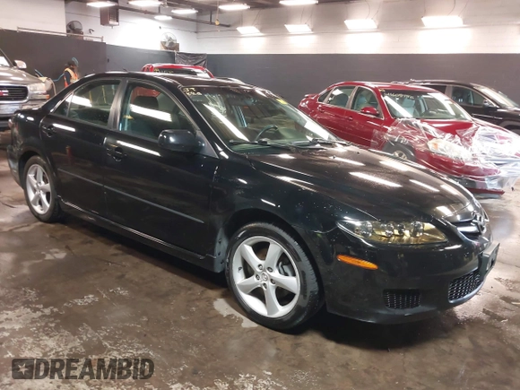 2007 Mazda 6 s Touring with VIN 1YVHP80D475M17760, listed as a IAAI auction lot 41617530 with 169,910 mi miles. Bid and sale history available at carsss.com. Image 1.