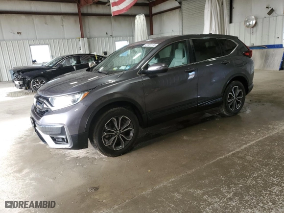 2022 Honda CR-V EX with VIN 2HKRW2H51NH618844, listed as a Copart auction lot 47454115 with 27,695 mi miles and Salvage Title. Bid and sale history available at carsss.com. Image 1.