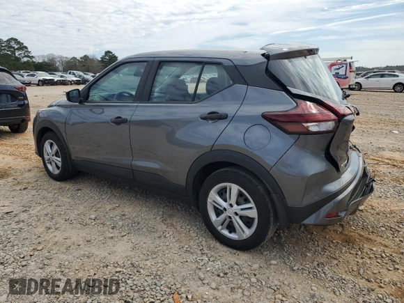 2023 Nissan Kicks S with VIN 3N1CP5BV9PL498164, listed as a Copart auction lot 47213375 with 50,264 mi miles and Salvage Title. Bid and sale history available at carsss.com. Image 2.