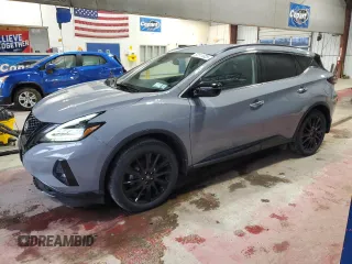 2023 Nissan Murano SV z VIN 5N1AZ2BS7PC101125, wystawiony jako Copart lot #53111325 z przebiegiem 16 590 mil mil oraz Szkoda całkowita • Salvage title. Historia ofert i sprzedaży dostępna na DreamBid. Obrazek 1.