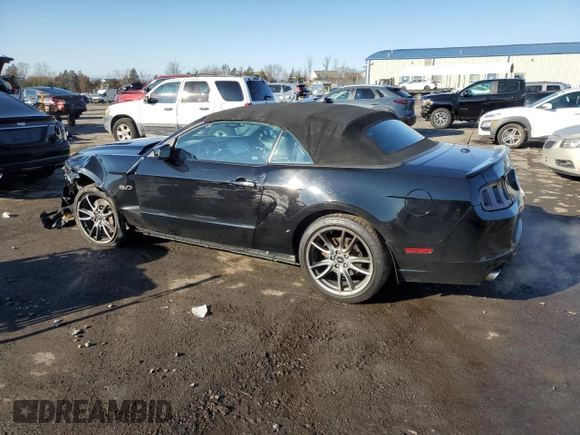 2014 Ford Mustang GT with VIN 1ZVBP8FF0E5253129, listed as a Copart auction lot 86513994 with 112,133 mi miles and Salvage title. Bid and sale history available at DreamBid. Image 2.