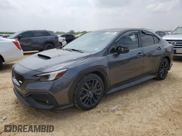2022 Subaru WRX Limited z VIN JF1VBAL6XN9007519, wystawiony jako Copart lot #51100055 z przebiegiem 28 707 mil mil oraz Czysty tytuł • Clean title. Historia ofert i sprzedaży dostępna na DreamBid. Obrazek 1.