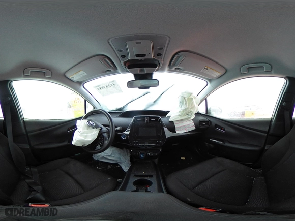 2019 Toyota Prius L Eco with VIN JTDKARFU9K3072837, listed as a IAAI auction lot 41303858 with 0 mi miles. Bid and sale history available at carsss.com. Image 22.