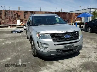 2016 Ford Explorer Sport with VIN 1FM5K8GT8GGB63085, listed as a Copart auction lot 50185475 with 166,612 mi miles and Salvage Title. Bid and sale history available at carsss.com. Image 12.