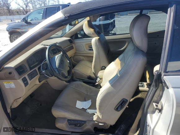 2004 Volvo C70 with VIN YV1NC63D74J050659, listed as a Copart auction lot 46085005 with 166,557 mi miles and Salvage Title. Bid and sale history available at carsss.com. Image 7.