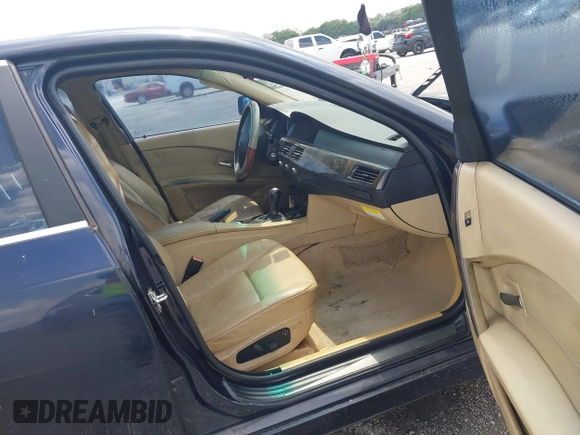 2005 BMW 5 Series 530i with VIN WBANA73595CR59676, listed as a IAAI auction lot 42040956 with 215,297 mi miles and . Bid and sale history available at DreamBid. Image 5.