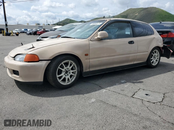 1992 Honda Civic z VIN 2HGEH2344NH548676, wystawiony jako Copart lot #50694575 z przebiegiem 239 184 mil mil oraz Szkoda całkowita • Salvage title. Historia ofert i sprzedaży dostępna na DreamBid. Obrazek 1.