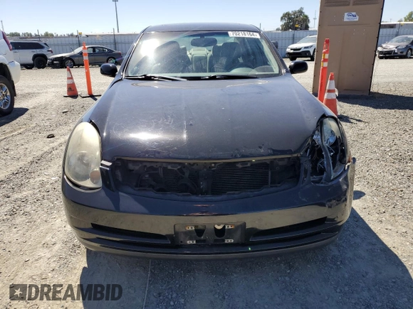 2004 Infiniti G35 w/Leather with VIN JNKCV51E04M618440, listed as a Copart auction lot 70218164 with 102,039 mi miles and Salvage Title. Bid and sale history available at DreamBid. Image 5.