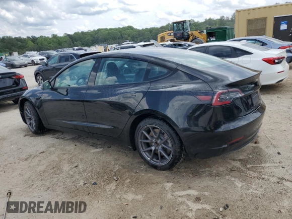 2022 Tesla Model 3 Long Range with VIN 5YJ3E1EB0NF286553, listed as a Copart auction lot 54076395 with 95,353 mi miles and Clean Title. Bid and sale history available at carsss.com. Image 2.