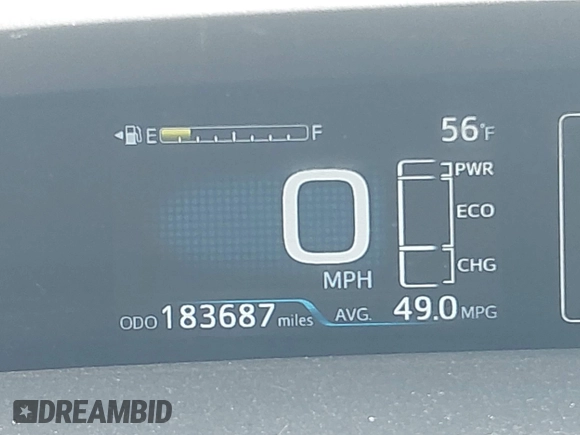2016 Toyota Prius Two with VIN JTDKBRFU1G3514529, listed as a IAAI auction lot 42098094 with 183,687 mi miles and . Bid and sale history available at DreamBid. Image 15.