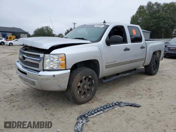 2013 Chevrolet Silverado 1500 LT with VIN 3GCPCSEA0DG113306, listed as a Copart auction lot 85650634 with 126,002 mi miles and Salvage Title. Bid and sale history available at DreamBid. Image 1.