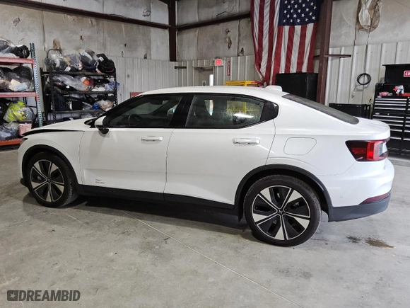 2024 Polestar 2 with VIN YSMFE3KA6RL213845, listed as a Copart auction lot 78708124 with 36,430 mi miles and Salvage Title. Bid and sale history available at carsss.com. Image 2.
