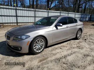 2016 BMW 5 Series 528i with VIN WBA5A5C5XGG349916, listed as a Copart auction lot 49257855 with 81,369 mi miles and Salvage Title. Bid and sale history available at carsss.com. Image 1.