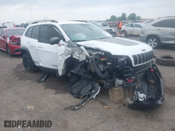 2021 Jeep Cherokee Trailhawk with VIN 1C4PJMBX4MD239112, listed as a IAAI auction lot 42271040 with 62,917 mi miles and . Bid and sale history available at DreamBid. Image 1.
