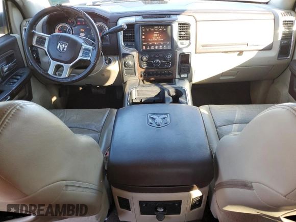 2018 Ram 3500 Laramie with VIN 3C63RRML8JG199802, listed as a Copart auction lot 81910734 with 239,139 mi miles and Salvage Title. Bid and sale history available at carsss.com. Image 8.
