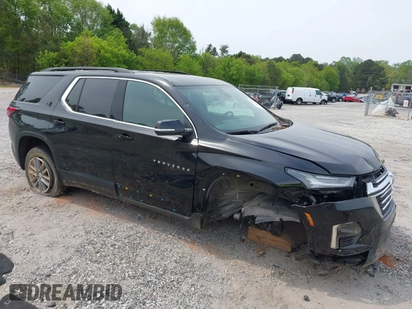 2022 Chevrolet Traverse LT Cloth with VIN 1GNERGKWXNJ116112, listed as a IAAI auction lot 42048535 with 44,792 mi miles and . Bid and sale history available at DreamBid. Image 1.