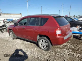 2008 Jeep Compass Sport with VIN 1J8FF47WX8D621561, listed as a Copart auction lot 51080125 with 170,832 mi miles and Salvage Title. Bid and sale history available at carsss.com. Image 2.