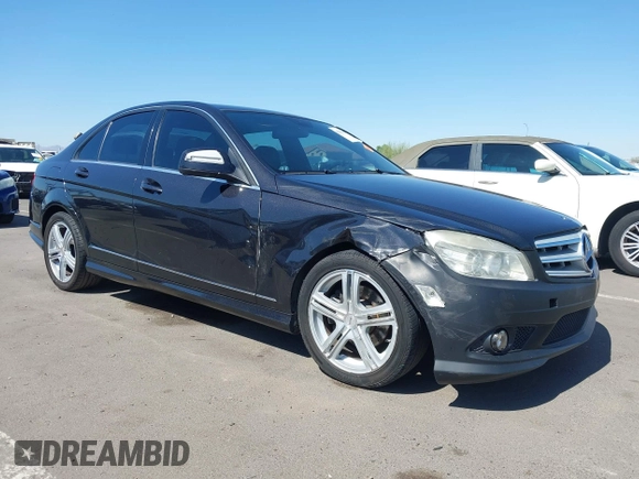 2009 Mercedes-Benz C 300 Sport with VIN WDDGF54X29R042525, listed as a IAAI auction lot 42596150 with 141,430 mi miles and . Bid and sale history available at DreamBid. Image 1.