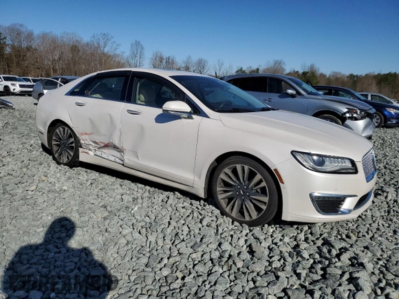 2018 Lincoln MKZ Reserve with VIN 3LN6L5E99JR615567, listed as a Copart auction lot 49258075 with 124,246 mi miles and Salvage Title. Bid and sale history available at DreamBid. Image 4.