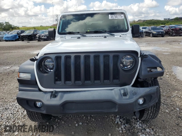 2020 Jeep Wrangler Unlimited Sport S с VIN 1C4HJXDN6LW265960, выставлен на аукционе Copart как лот 55750775 с пробегом 62 990 миль миль и На запчасти • Non repairable. История ставок и продаж доступна на DreamBid. Изображение 5.