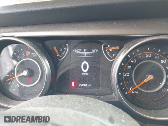 2019 Jeep Wrangler Unlimited Sport S with VIN 1C4HJXDG1KW603345, listed as a IAAI auction lot 42474523 with 90,048 mi miles and . Bid and sale history available at DreamBid. Image 7.