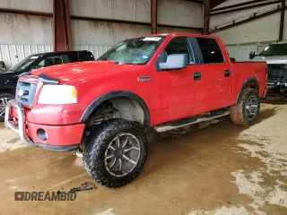 2007 Ford F-150 XLT with VIN 1FTPW14V57KC78836, listed as a Copart auction lot 47551445 with 152,570 mi miles and Salvage Title. Bid and sale history available at DreamBid. Image 1.
