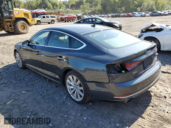 2018 Audi A5 Sportback Premium Plus with VIN WAUBNCF52JA129963, listed as a Copart auction lot 69507693 with 58,448 mi miles. Bid and sale history available at carsss.com. Image 2.