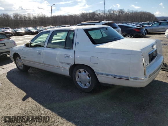1998 Cadillac DeVille with VIN 1G6KD54Y6WU702886, listed as a Copart auction lot 42737665 with 106,454 mi miles and Salvage Title. Bid and sale history available at carsss.com. Image 2.