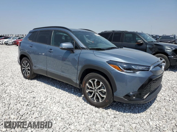 2023 Toyota Corolla Cross Hybrid S with VIN 7MUFBABG2PV008375, listed as a Copart auction lot 50163755 with Not provided miles and Salvage title. Bid and sale history available at DreamBid. Image 4.