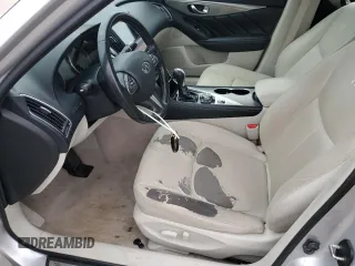 2014 Infiniti Q50 with VIN JN1BV7AP5EM678499, listed as a Copart auction lot 47460365 with 84,286 mi miles and Salvage Title. Bid and sale history available at carsss.com. Image 7.