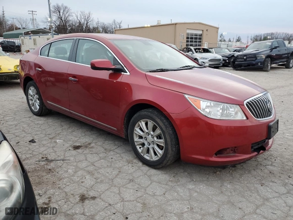 2013 Buick LaCrosse with VIN 1G4GA5E3XDF264160, listed as a Copart auction lot 85526754 with 109,171 mi miles and Salvage Title. Bid and sale history available at carsss.com. Image 4.