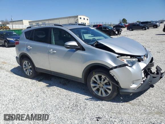 2014 Toyota RAV4 Limited with VIN 2T3DFREV1EW148234, listed as a Copart auction lot 48799575 with 260,779 mi miles and Salvage Title. Bid and sale history available at carsss.com. Image 4.