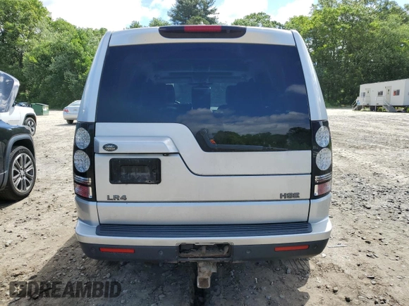 2016 Land Rover LR4 HSE with VIN SALAG2V60GA819564, listed as a Copart auction lot 61740975 with 154,252 mi miles and Clean title. Bid and sale history available at DreamBid. Image 6.