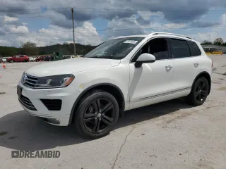 2017 Volkswagen Touareg Wolfsburg Edition с VIN WVGRF7BP0HD003053, выставлен на аукционе Copart как лот 51911825 с пробегом Не указан миль и Списание • Salvage title. История ставок и продаж доступна на DreamBid. Изображение 1.
