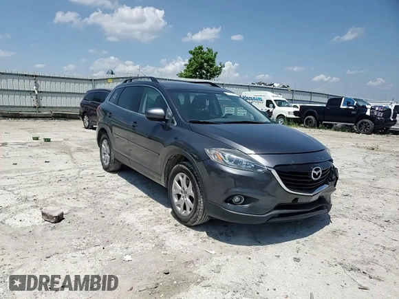 2014 Mazda CX-9 Touring with VIN JM3TB3CA6E0441708, listed as a Copart auction lot 61143785 with 173,562 mi miles and Salvage title. Bid and sale history available at DreamBid. Image 14.