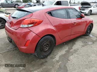 2012 Hyundai Veloster w/Gray Int with VIN KMHTC6AD8CU026797, listed as a Copart auction lot 58638025 with 149,144 mi miles and Clean title. Bid and sale history available at DreamBid. Image 3.