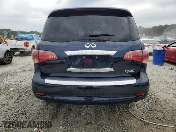 2015 Infiniti QX80 with VIN JN8AZ2NC6F9371228, listed as a Copart auction lot 70456194 with 95,979 mi miles and Salvage Title. Bid and sale history available at carsss.com. Image 6.