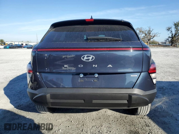 2025 Hyundai Kona SEL Convenience with VIN KM8HCCAB3SU217271, listed as a Copart auction lot 42776735 with 6,135 mi miles and Salvage Title. Bid and sale history available at DreamBid. Image 6.